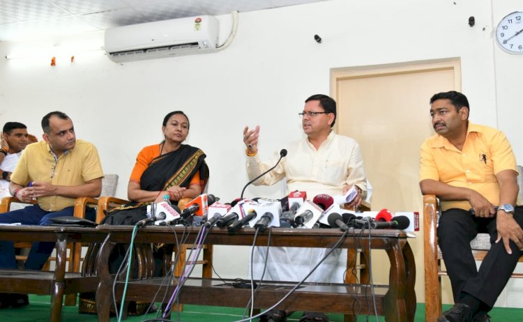 अग्निपथ योजना के सम्बन्ध में CM धामी की प्रेस वार्ता