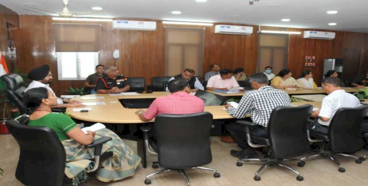 मुख्य सचिव ने अग्निवीर भर्ती प्रक्रिया सुव्यवस्थित तरीके से कराये जाने के दिए निर्देश