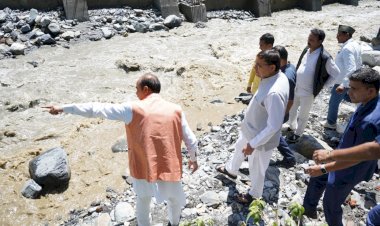 पिथौरागढ़: आपदा प्रभावित क्षेत्रों का सीएम ने किया दौरा