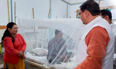 सीएम धामी ने किया सुशीला तिवारी चिकित्सालय का निरीक्षण