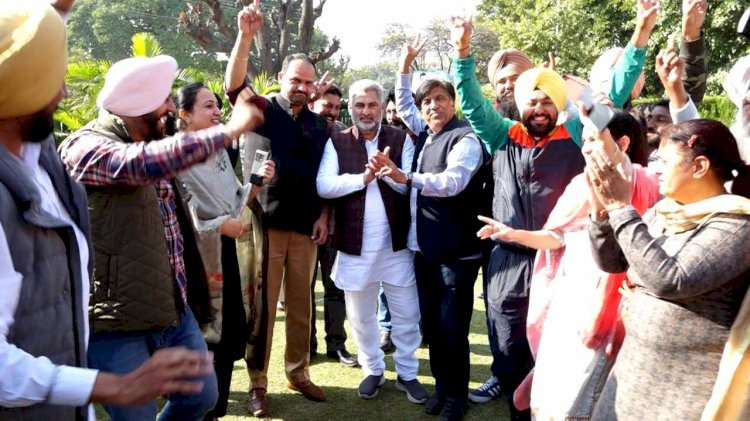 एमसीडी में 'आप' की जीत पर पार्टी के पंजाब नेताओं में खुशी की लहर
