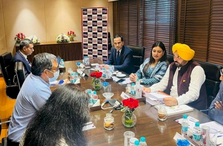 मुख्यमंत्री भगवंत मान ने चेन्नई में प्रमुख कारोबारियों के साथ चलाया बैठकों का दौर