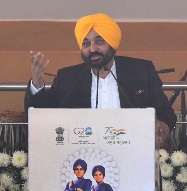 वीर बाल दिवस में शामिल हुए पंजाब मुख्यमंत्री भगवंत मान