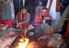 सीएम धामी ने की  माँ डाट काली मंदिर में पूजा अर्चना