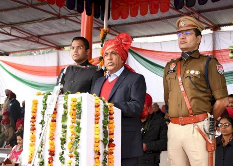 गणतंत्र दिवस समारोह में बोले जिम्पा - भगवंत मान सरकार ने पहले दस महीनों में ऐतिहासिक फ़ैसले लिए