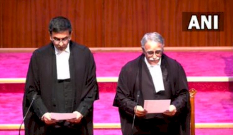 सुप्रीम कोर्ट के 5 और जजों ने ली शपथ, शीर्ष अदालत में जजों की संख्या हुई 32