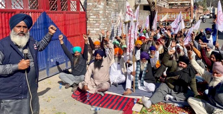 पंजाब पुलिस ने मांग मानी,  केएमएससी प्रदर्शनकारियों ने तरनतारन में धरना हटाया