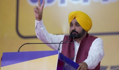 मध्यप्रदेश में भगवंत मान ने भाजपा-कांग्रेस पर बोला हमला, कहा - भाजपा सरकार देश की सरकारी कंपनियों को सेल कर रही है और कांग्रेसी विधायक खुद सेल पर लगे हुए हैं