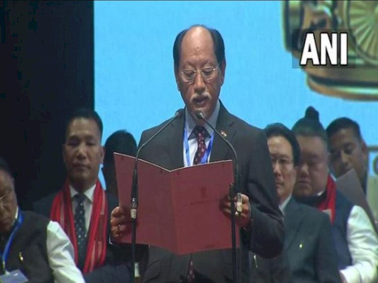 नेफिउ रियो ने पांचवीं बार नागालैंड के मुख्यमंत्री के रूप में शपथ ली