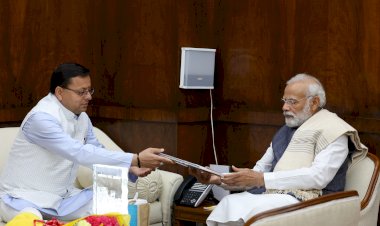 पीएम मोदी से मिले सीएम धामी, परियोजनाओं में मदद के लिए दिया धन्यवाद