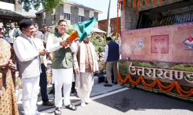 गणतंत्र दिवस परेड-2023 में प्रथम स्थान पर रही उत्तराखण्ड राज्य की झांकी ‘मानसखण्ड’ प्रदेश भर में दिखाई जाएगी