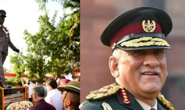 उत्तराखंड: सीएम धामी ने किया प्रथम सीडीएस जनरल विपिन रावत की प्रतिमा का अनावरण