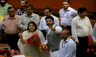 निर्विरोध दिल्ली मेयर बनी शैली ओबरॉय, बीजेपी उम्मीदवार ने लिया नाम वापस