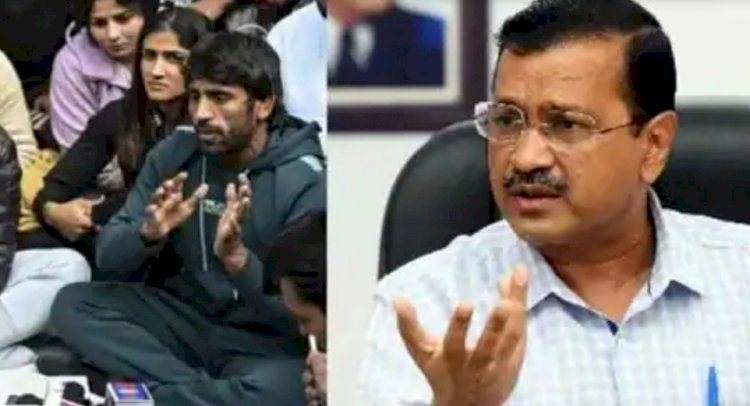 पहलवानों को मिला आम आदमी पार्टी का साथ केजरीवाल मिलेंगे पहलवानो से