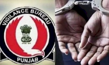 3500 रुपए रिश्वत मांगने के दोष अधीन विजीलैंस ब्यूरो द्वारा डाक्टर का निजी सहायक गिरफ़्तार