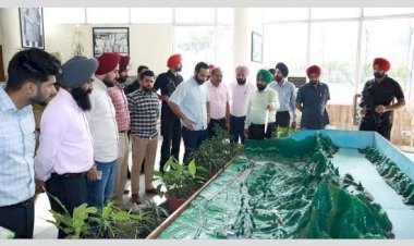 मीट हेयर ने भाखड़ा-नंगल परियोजना का दौरा किया, बांध और जलाशय का निरीक्षण किया