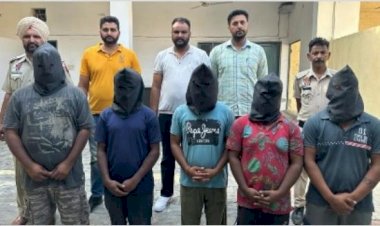 फिरोजपुर पुलिस ने डकैती की योजना बना रहे अवैध हथियारों के साथ 5 लोगों को गिरफ्तार किया