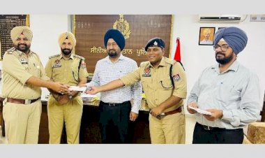अनुकरणीय कार्य के लिए फिरोजपुर पुलिस ने पुलिसकर्मियों को नकद पुरस्कार से पुरस्कृत किया