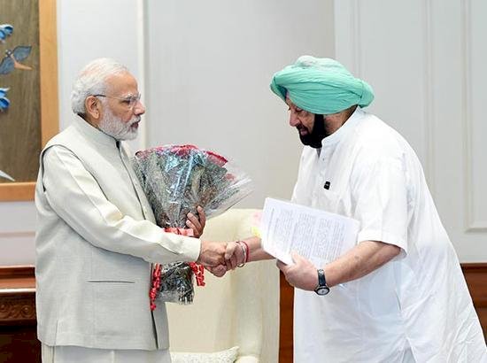 कैप्टन अमरिन्दर सिंह ने सफल अमेरिकी दौरे के लिए पीएम मोदी को बधाई दी