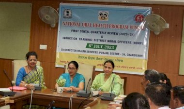 निदेशक स्वास्थ्य पंजाब ने दंत स्वास्थ्य सेवाओं की समीक्षा की