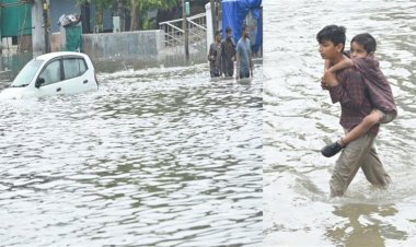 पटियाला में भारी बारिश से बाढ़ जैसे हालात !