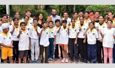 ज्वाला गुट्टा बैडमिंटन अकादमी हैदराबाद से 1 महीने का प्रशिक्षण प्राप्त करने के बाद 34 खिलाड़ी पंजाब लौटे