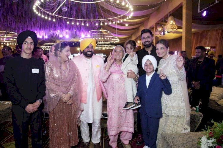 चंडीगढ़ में सीएम मान ने पहली शादी की सालगिरह मनाई, गिप्पी ग्रेवाल, राघव चड्ढा और कई बड़ी हस्तियां हुई शामिल