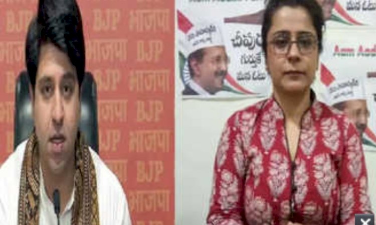 भजपा प्रवक्ता शाहजाद पूनेवाला ने आप प्रवक्ता प्रियंका पर गंभीर आरोप