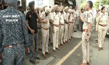 पंजाब पुलिस ने अमृतसर में बंद के आह्वान के बीच शांति बनाए रखने के लिए भारी बल तैनात किया