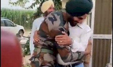 सुखबीर बादल ने परिवार द्वारा सिख सैनिक के स्वागत का दिल छू लेने वाला वीडियो साझा किया