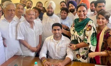 मोहित मोहिंदरा ने पंजाब युवा कांग्रेस अध्यक्ष का पदभार संभाला