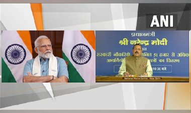 पीएम मोदी ने सरकारी विभागों, संगठनों में भर्तियों के लिए 51,000 से अधिक नियुक्ति पत्र वितरित किए