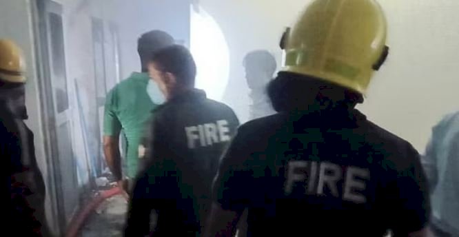 रुड़की: दवा फैक्ट्री में लगी भीषण आग