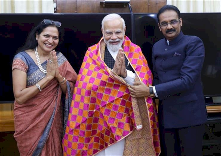 पीएम मोदी और एलपीयू चांसलर ने शिक्षा में शोध के महत्व पर चर्चा की