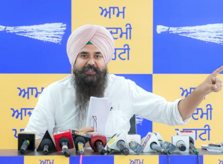 मान सरकार के सोलर एनर्जी समझौते के बाद आप ने अकाली दल पर बोला हमला