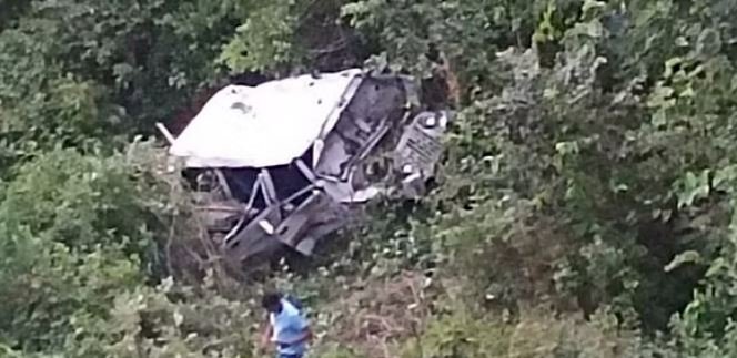 उत्तराखंड: मैक्स वाहन खाई में गिरा, हादसे में दो लोगों की मौके पर ही मौत