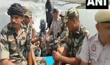 जी20 शिखर सम्मेलन: दिल्ली पुलिस, बीएसएफ ने सुरक्षा बढ़ाई, नाव पर यमुना नदी में गश्त की