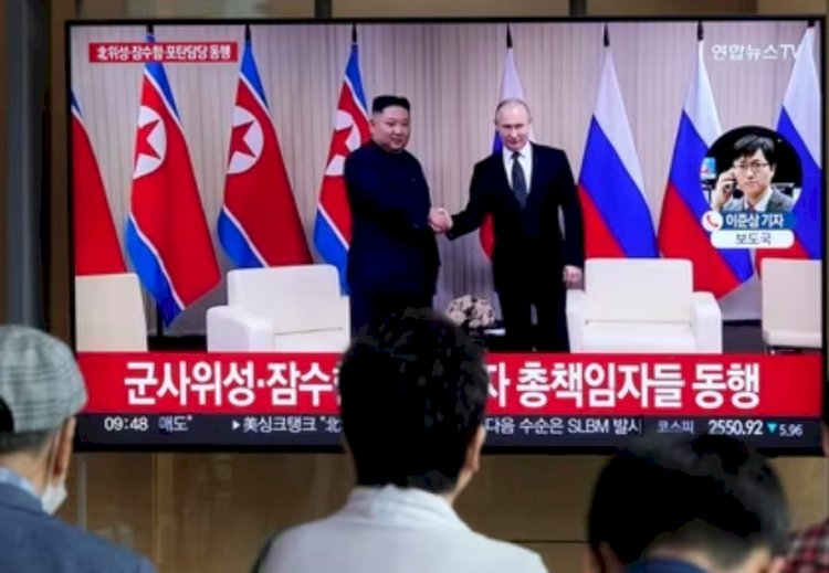 उत्तर कोरिया का तानाशाह किम जोंग उन पुतिन से मिलने रूस पहुंचा