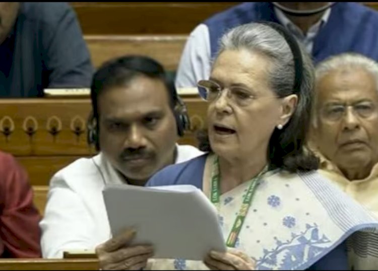 महिला आरक्षण बिल : सोनिया गांधी का ओबीसी कोटा  पर जोर, तत्काल कार्यान्वयन की उठाई मांग
