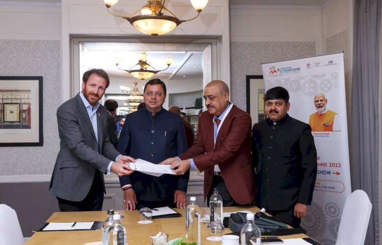 सीएम पुष्कर सिंह धामी की उपस्थिति में पोमा ग्रुप के साथ 2 हजार करोड़ रुपए का एमओयू किया गया