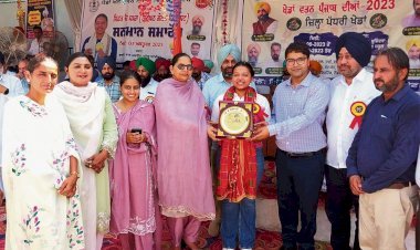 'गोल्डन गर्ल' सिफ्त कौर का फरीदकोट में जोरदार स्वागत