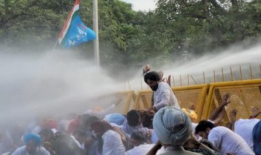 राजा वारिंग के नेतृत्व वाली पंजाब कांग्रेस को पानी की बौछारों का सामना करना पड़ा!