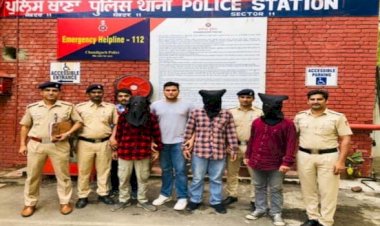 चंडीगढ़ पुलिस को मिली बड़ी सफलता: छीनी गई नकदी के साथ आरोपी सूरज, संजय और अर्जुन गिरफ्तार
