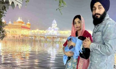 वीडियो लीक के बाद पहली बार फिर एक साथ दिखे कुल्हड़ पिज्जा कपल...यहां पहुंचे मत्था टेकने