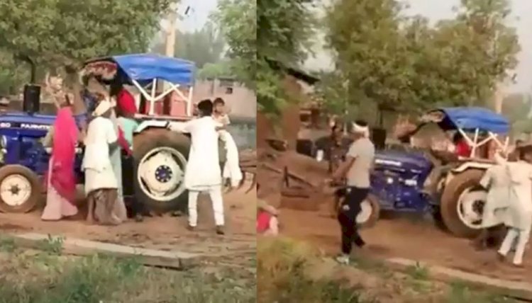 राजस्थान: एक व्यक्ति ने जमीनी विवाद में कई बार प्रतिद्वंद्वी पर चढ़ा दिया ट्रैक्टर,  हुई दर्दनाक मौत