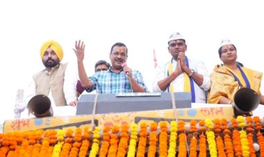 छत्तीसगढ़ में 'आप' उम्मीदवारों के लिए भगवंत मान और अरविंद केजरीवाल ने किया प्रचार