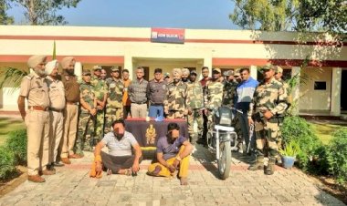 अमृतसर में बीएसएफ ने दो तस्करों को पकड़ा, प्रतिबंधित दवाएं जब्त कीं