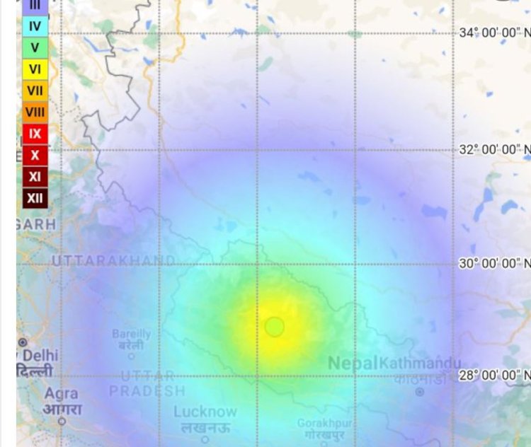 नेपाल में 5.6 तीव्रता के भूकंप के बाद दिल्ली में तीन दिन में दूसरा झटका