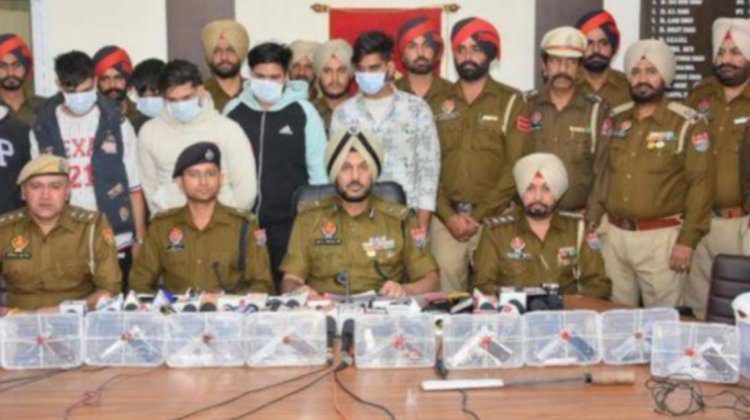 पंजाब पुलिस ने गैंगस्टर जग्गू भगवानपुरा गैंग का पर्दाफाश किया
