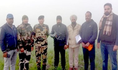 तरनतारन : बीएसएफ और पंजाब पुलिस ने पाकिस्तानी ड्रोन बरामद किया